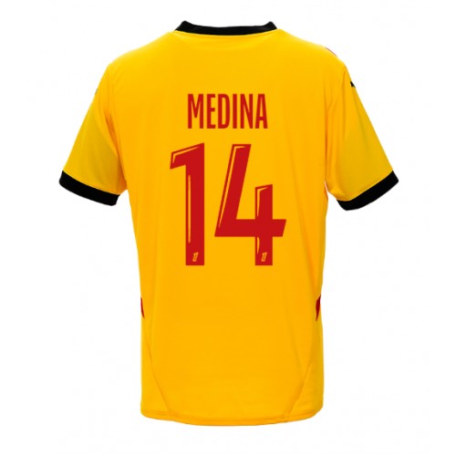 Moški Nogometni dresi RC Lens Facundo Medina #14 Domači 2024-25 Kratek Rokav